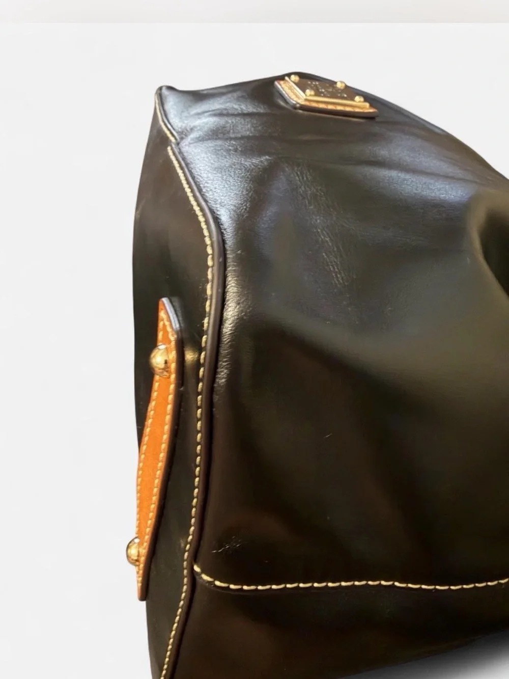 Dooney & Bourke Wexford Tasha Black Leather Bucket Bag